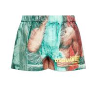 X Tom Bianchi Printed Shorts - male - Dsquared2 - Short Shorts - Multicolor - L - Shorts L