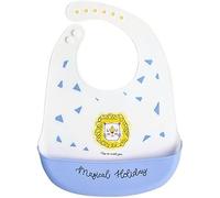 x trade Baby Bibs Cute Animals Dishwasher safe Comfortable Silicone Feeding Food Catcher Plastic Waterproof Weaning Kids (Lion)