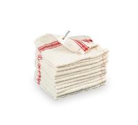 X trading Industrial Towels 30 x 30 cm Pack of 10 - Absorbent Cleaning Cloths Made of 80% Cotton and 20% Polyester, Washable up to 60°C, Highly Effective Against Dirt, Grease and Liquids