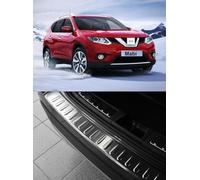 X-TRAIL T32 Stainless Steel Chrome Rear Bumper Protector Scratch Guard (2014-2017)