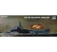 TRUMPETER 05303 1:350 USS BB-55 North Carolina battleship