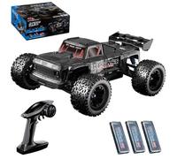 X-Verse 1:12 70 km/h Remote Control Car for Adults, 4WD Waterproof Fast RC Truck with 3S Brushless Motor, 2.4GHz All Terrain Offroad RC Truggy, 3 Batteries