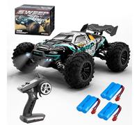 X-Verse 16101PRO 70KM/H Remote Controlled Car Brushless, 1:16 RC Car High Off-Road Racing Car, 4WD Waterproof RC Truggy RC Truck for Adults (3 Batteries, Blue)