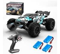 X-Verse 16102PRO 70KM/H Remote Controlled Car Brushless, 1:16 RC Car High Off-Road Racing Car, 4WD Waterproof RC Truggy RC Truck for Adults (3 Batteries, Blue)