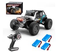 X-Verse 16103PRO Remote Controlled Car with Brushless Motor, 2.4GHz 1:16 4WD RC Car Offroad, 70KM/H Offroad Drift Car Toy, Gift for Kids Adults - 3 Batteries