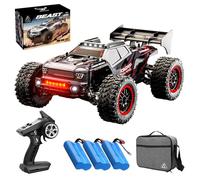 X-Verse SG316 MAX Fast RC Cars for Adults Max 50 mph, 1/16 Brushless Motor Off Road Remote Control Truck, 4WD High Speed Drift RC Car, All Terrain RC Truggy (3 Battery)