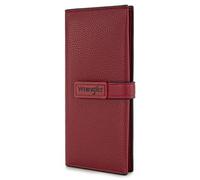 X Wrangler Wallet for Women Bifold Wallets Card Cases & Money Organizers RFID Wallet Women with Clear ID Window, Red