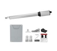 X X-HOUSE PKM-C05 Automatic Gate Opener Kit with Remote Control for Medium Duty Single Swing Gates, 24V 40W for Single Swing Doors up to 750 lbs