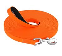 X XBEN Waterproof Training Lead for Dogs, 5M/16FT Rubber Extra Long Line Dog Lead with Soft Padded Handle, Training Leads Leash for Recall & Obedience for all Sized Dogs, for Swimming Walking Playing