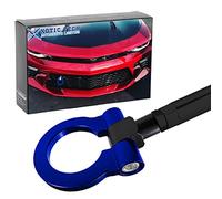 x xotic tech Sport Track Racing Style CNC Aluminum Screw-on Tow Hook Front Bumper Compatible with Chevrolet Camaro 6th Gen 2016 2017 2018 2019 2020 2021 2022 2023 2024 (Blue)