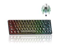 x XVX HE68 Pro Rapid Trigger Keyboard 60% Percent,Hall Effect Keyboard with Gateron Magnetic Jade Pro Switch,CNC Aluminum Frame Topographic Custom Mechanical Key Board for PC/Laptop/Xbox/PS4/PS5,Black