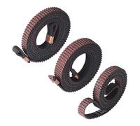 X/y 3 Pcs Leather Open Wave Timing Belt for 3D Printer Accessories