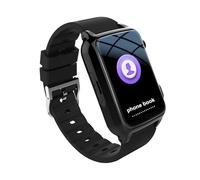 X&Z-XAOY 1.6'' Waterproof GPS Watch Fall Alert Devices For Elderly/Seniors Fall Detection Smart Watch With SOS, HD Video Call&Magnetic Charging (Color : Black)