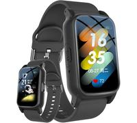 X&Z-XAOY Elderly Smart Watch with Fall Detection,GPS,SOS Call Fall Alarm Systems for Seniors Tracker Watch for Dementia Alzheimer's(Black)