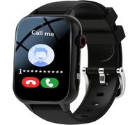 X&Z-XAOY Fall Alarm Watch with SOS Button and 2-Way Voice Calling Smart Bracelet with Emergency Assist Button Fall Detection Smart Watch for Elderly/Dementia(Black)