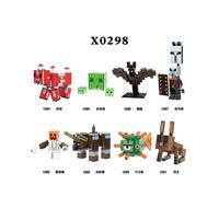 (X0298(8pcs)) Minecraft My World Series Minifigure Fit Lego Building & Construction Toys