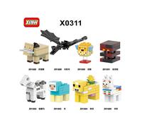 (X0311(8pcs)) Minecraft My World Series Minifigure Fit Lego Building & Construction Toys