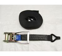 X1 Black 50MM 3M 5 Ton Ratchet Strap - Claw Hook 5000KG Metre Tie Down J Lashing