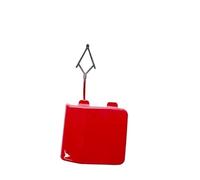 X1 Front Bumper Towing Eye Hook Cover Cap Trim For Polo MK5 5 6R 2GEN 2014-2018 Auto Parts(Red)