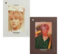 X1 KIM WOO SEOK [TASTY] 2nd Desire Album [CREAM + COOKIE] 2VER SET. 2CD+1p FOLDED POSTER+2 Photo Book+2 Picture+2 Card+etc K-POP SEALED+TRACKING CODE