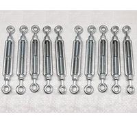 x10 M10 Eye to Eye Straining Screw Turnbuckle