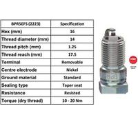 X10 - NGK SPARK PLUG QUALITY OEM 2223 / BPR5EFS