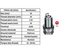 X10 - NGK SPARK PLUG QUALITY OEM 2761 / PFR5G-13E