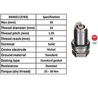X10 - NGK SPARK PLUG QUALITY OEM 3783 / BKR6ES