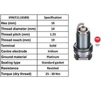 X10 - NGK SPARK PLUG QUALITY OEM 4589 / IFR6T11