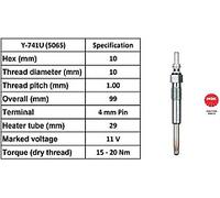 X10 - NGK SPARK PLUG QUALITY OEM 5065 / Y-741U
