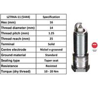 X10 - NGK SPARK PLUG QUALITY OEM 5444 / LZTR4A-11