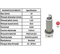 X10 - NGK SPARK PLUG QUALITY OEM 90137 / DILZKAR7C11S