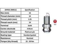 X10 - NGK SPARK PLUG QUALITY OEM 90911 / DIFR5C
