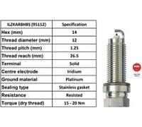 X10 - NGK SPARK PLUG QUALITY OEM 95112 / ILZKAR8H8S