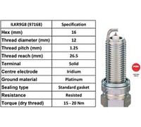 X10 - NGK SPARK PLUG QUALITY OEM 97168 / ILKR9G8