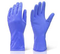 X10 Pairs of The Chemical Hut Extra Large Blue Industrial Cleaning and Washing Up Rubber Gloves XL.