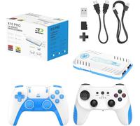 X10 PRO Retro Game Stick with 50000+ Games, 4K HDMI HD Plug and Play Game Stick with 2 Controllers, Support 50+ Simulators, 2 Player Battle (Style 3)