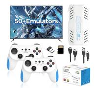 X10 Pro Retro Games Console 4k, Game Stick Compatible with 50+ Emulators, Plug and Play Retro Gaming Console for TV with 2 x 2.4GHz Gaming Controllers, Ideal for Family & Friends Entertainment (128G)