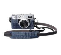 X100VI Leather vintage half-case camera protection case handcrafted camera case, suitable for Fujifilm X100VI (Denim Patch set)