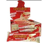 X12 Grenade Carb Killa High Protein Bars White Chocolate Peanut . Best B 02/2026