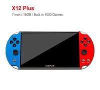 (X12 PLUS 7.1lnch) 5.1-inch high-definition large screen X12 dual-rod handheld game console children's arcade handheld