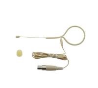 X153 Single Earset Headset Microphone 4Pin XLR TA4F for Shure ULX PGX SLX Wireless BeltPack Transmitter Beige Black Tan Option (Beige)
