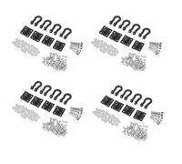 X18A-16Pcs Trailer Towing Buckle Tow Shackle Hook For 1/10 RC Rock Crawler Axial SCX10 Traxxas TRX4 TAMIYA D110 RC Car Truck