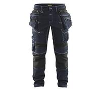 X1900 Crafts Stretch Trousers Navy/Black D84