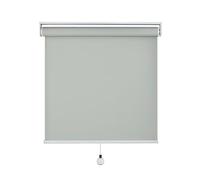 X1NGFU Cordless Blackout Roller Blind,Automatic Rise Spring Type Roller Blinds,UV Protection Fabric Window Shades,60% Shading Curtain for Bedroom,Custom,Width x Height (60cm x 110cm (24in x 43in))
