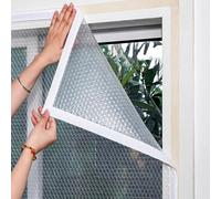 X1NGFU Weatherproofing Window Insulation Kit for Winter,Thermal Insulated Curtain,Winter Plastic Thermo Cover Window Insulating Film,Draught Excluder,Dust Proof,Custom (120cm x 110cm (47in x 43in))