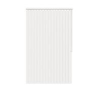 X1NGFU White Vertical Blind,Blackout Fabric Vertical Blind,Home Office Slats Fabric Vertical Window Blinds,Privacy Control Divider Curtain,Customizable,Width X Height (100cm x 160cm(39.4in x 63in))