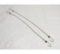 X2 10MM X 940MM Shock Cords Fitted With Stainless Steel Hooks - Securing Tie Back Fasten Secure