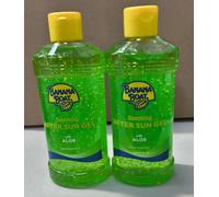 x2 230ml Banana Boat Aloe Vera Gel Moisturise Soothe Soften Skin