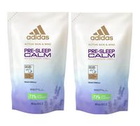 X2 Adidas Pre-Sleep Calm Shower Gel Refill 250ml